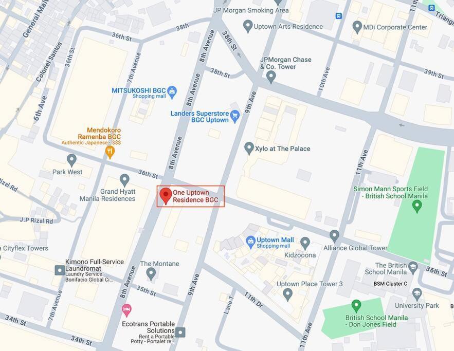 One Uptown Residences Bgc Taguig Zewnętrze zdjęcie